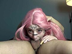 Todo Bends Sukuna in Cosplay Bed Scene with Blonde Milf