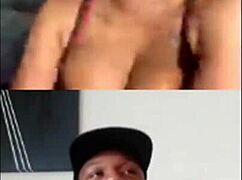 in this fetish scene, the woman cums on the man's feet during intense sex