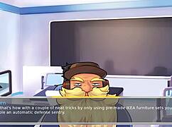 Tracer offers head in uncensored hentai parody