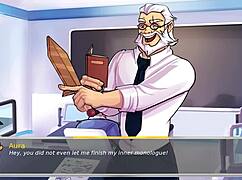 Tracer offers head in uncensored hentai parody