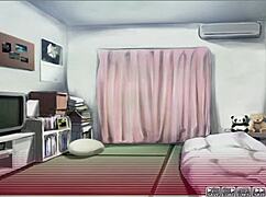 Apartment of Love Episode 5: Groping Her in Hentai Game