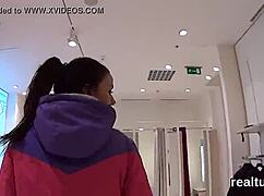 Flawless Czech Teen Teased In Supermarket And Drilled In POV