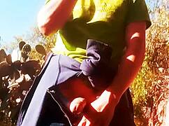 guy asks, 'want to see me masturbate?' then strokes his cock slowly