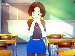 dragon ball zex androids get very horny in trailer