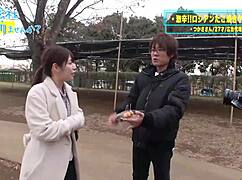 Damn, watch this Asian babe squirt while sucking and banging hard!