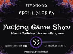 this fucking game show has erotic audio for women, with masturbation and orgasms