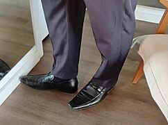 I'm showin' off my big gay dick in the mirror