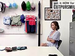 Krissy Lynn, the hot stepmom, got caught in a wild shoplyfter mylf scene