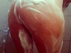 Hidden camera catches wife in intense masturbation session.