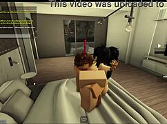 intense bath time with wife and friend