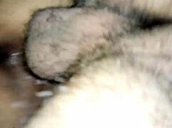 Girl bent over, feeling the big cock in bathroom fuck.