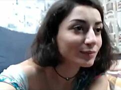 Couple performs footjob and blowjob on webcam