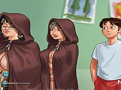 Summertimesaga Delivers Raw Hentai Action With Headmistress In Erotic Scene