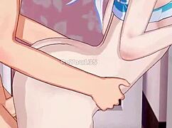 Step brother and sister engage in forbidden hentai sex