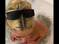 he found me bathing naked and made me suck his cock in the shower.