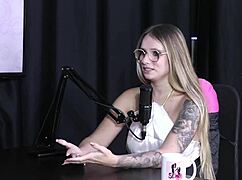 naty varga creates hardcore content in sheer red lingerie