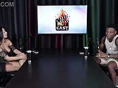 First Time in Sheer Red Lingerie