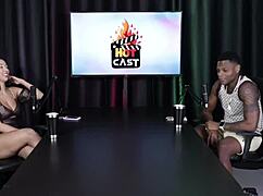 First Time in Sheer Red Lingerie