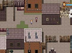 cute girl with small tits strips near men who don't notice in steam city detective story part 3