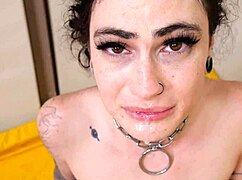 Watch this hot fetish slut get her ass fucked hard in bondage? Includes tattoo and bdsm details
