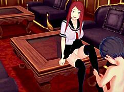 Kushina’s Naruto Hentai POV with Massive Hotel Creampies