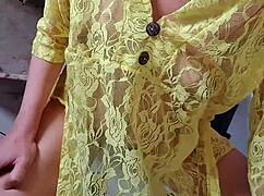 i took off my dirty lace thong, it was all up in my ass, so tasty inside!