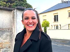 amy the brunette lawyer with big tits explores her wild side