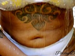 My Neighbor Bathing in Backyard Strips Top Bikini, I Couldn't Resist Her Wet Body in Wild Bang