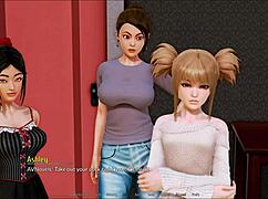 Harem hotel game episode 134 with anime characters