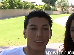 my wife is all set to dominate and cuckold me. wonder how she'll control every move tonight with her old charm.