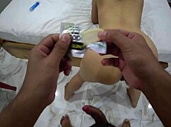 Asian Bent Over for Rough Doggystyle