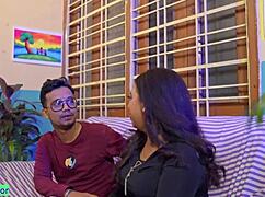 Indian rich bhabhi sneaks off for steamy affair sex with devar.