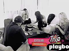 Lauren and friends strip down to pose naked.