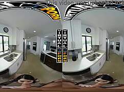 Valerica Steele Gets Dirty While Cleaning Dishes!