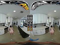 Valerica Steele Gets Dirty While Cleaning Dishes!