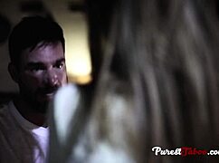 Classic Taboo Retro Scene With Teen Babe In Hardcore Action Half His Age