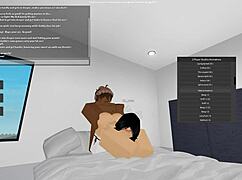 amateur first time in roblox porn, big black cock in doggystyle and cowgirl.