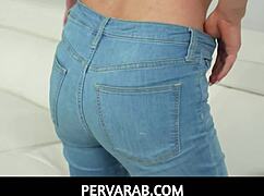 Veronica Valentine Embarrassed Then Sucks Peter's Arab Cock in POV Blowjob