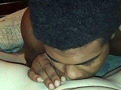 lick my pussy now, she says during intense oral session