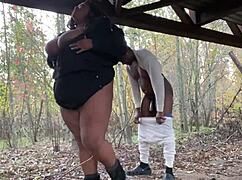 beautiful outdoor scene where he nuts and keeps going with monster cock