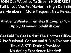 freshman maya farrell is at her college physical with doctor tampa, moaning as she orgasms from the hitachi magic wand