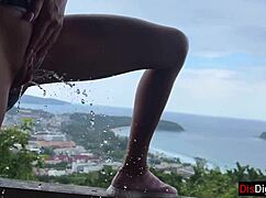 Brought Stepsister to Abandoned House for Doggy Style Over Sea View