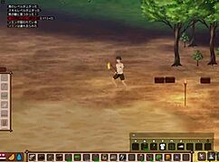 Mad Island survival game features three girls facing crazy hentai challenges on the island.