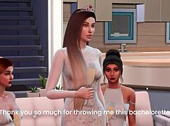 Bachelorette Party Turns Wild with Bazories in 3D Hentai Preview