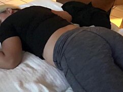 big ass in tight yoga leggings gets pounded