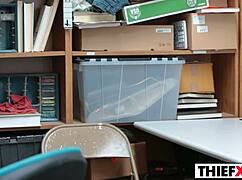 Audrey Royal Faces Big Troubles With Burglar in Office Garage