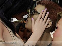 big tits and ass get fucked by monster cock in alternate existence