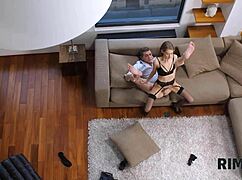 In Rim4K, the man's favorite gift is his girl's tongue on his ass