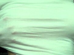 Busty Milf Wetting My T-Shirt Without Bra And Get Orgasm By Pierced Nipples Playing