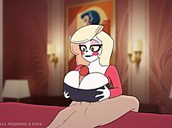 Charlie Morningstar's Passionate Rough Fuck With Alastor In Hotel